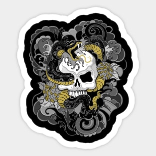 Black Blossom Sticker